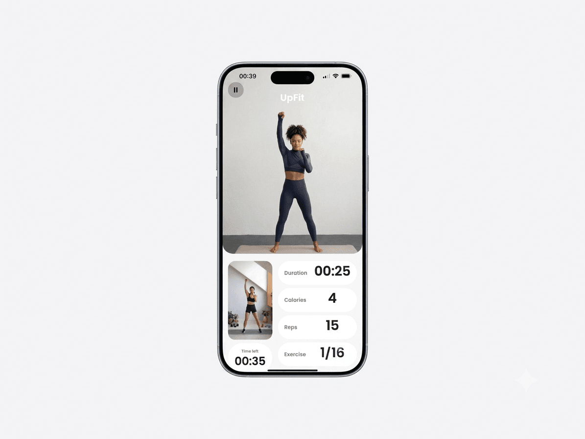 UpFit live coaching